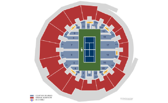 Grandstand Seating Chart Us Open